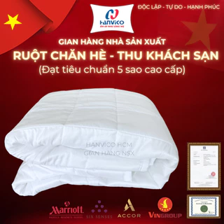 [HANVICO] Ruột Chăn Bông Tấm Mùa Hè - Thu, chăn 220x200cm dùng cho khách sạn từ 3 - 5 sao