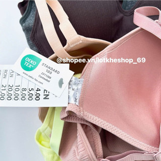 Bra Dệt Đệm Liền Push-up 1cm [FULL TAG]
