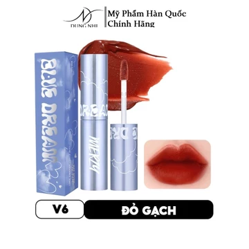 Son Kem Lì Merzy The First Velvet Tint #V6 Đỏ Gạch
