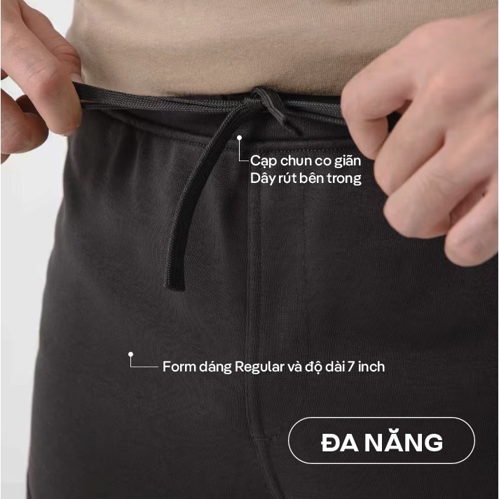 [MUA 4 GIẢM 20%][OUTLET - KHÔNG ĐỔI TRẢ]Quần Shorts nam Daily Casual chống nhăn hạn chế xù lông  Coolmate