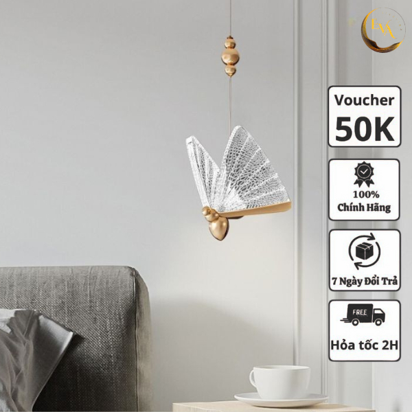 Đèn thả hiện đại EVA MC-03 trang trí decor phòng khách, phòng ngủ, phòng ăn, quán cafe bảo hành 12 tháng