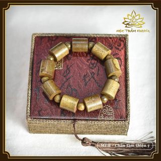 Vòng Tay Trầm Hương Trụ Trúc Trầm Tốc Việt 8/10/12/14mm - Mộc Trầm Hương MTH