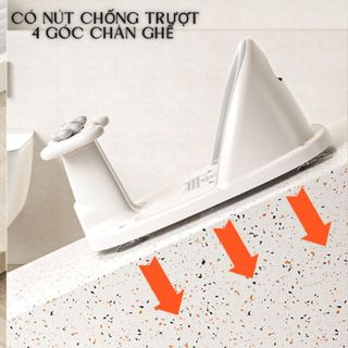 {KAIDOKIDS} Ghế Ngồi Tắm Kiểu Dáng Mới Chống Trượt Tiện Lợi Dành Cho Bé Từ Tập Ngồi Đến 15kg