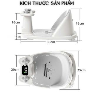 {KAIDOKIDS} Ghế Ngồi Tắm Kiểu Dáng Mới Chống Trượt Tiện Lợi Dành Cho Bé Từ Tập Ngồi Đến 15kg