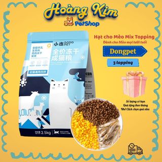 Hạt LANGLIKE - DONGPET - SHILANG A3 ( 5kg ) hạt mix topping thịt sấy, dinh dưỡng cao, mèo kén ăn