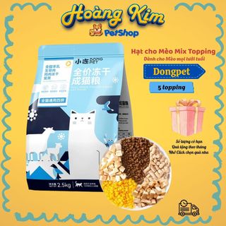 Hạt LANGLIKE - DONGPET - SHILANG A3 ( 5kg ) hạt mix topping thịt sấy, dinh dưỡng cao, mèo kén ăn