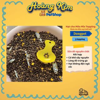 Hạt LANGLIKE - DONGPET - SHILANG A3 ( 5kg ) hạt mix topping thịt sấy, dinh dưỡng cao, mèo kén ăn