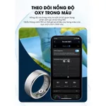 Nhẫn Thông Minh 9Fit, Smart Ring Theo Dõi Sức Khoẻ, Bước chân, Đo Nhịp Tim, Giấc Ngủ, Chống Nước IP6 - Hàng chính hãng — ảnh 7