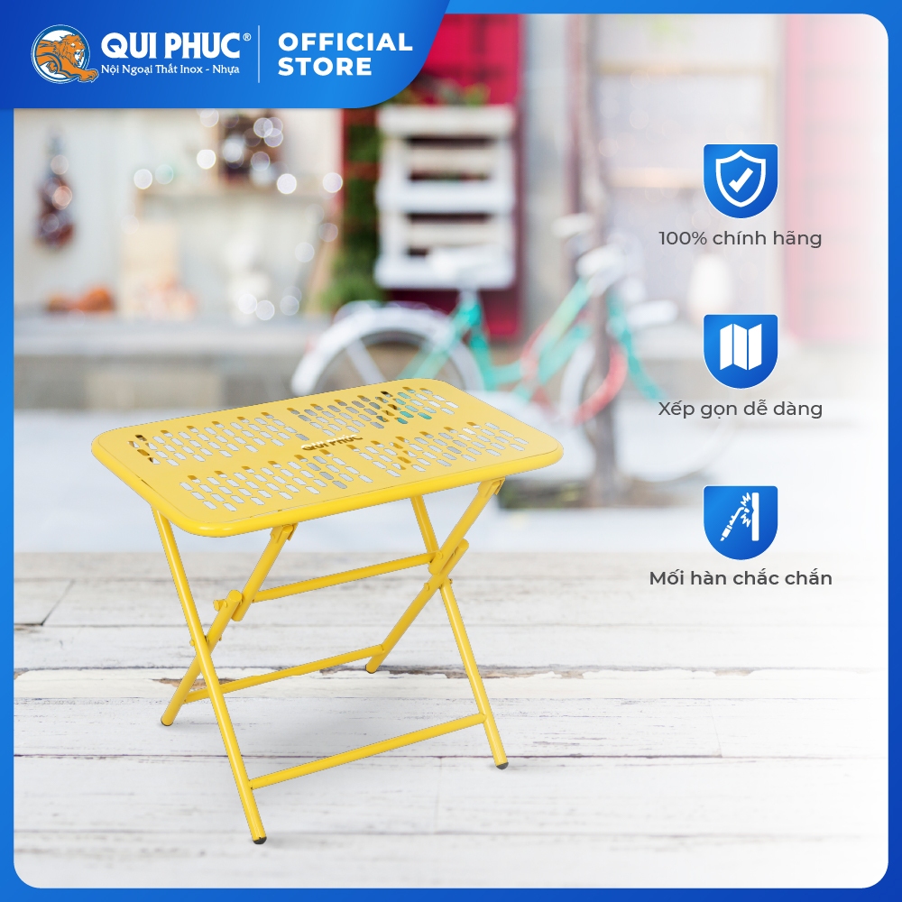 Bàn cà ghê Beto CNC Win QUI PHÚC, kích thước 40x60cm, khung thép gấp gọn linh hoạt, chắc chắn, tiết kiệm diện tích