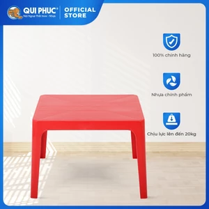 Bàn nhựa QUI PHÚC, combo 2,4 bàn, chắc chắn, tiện lợi, bền màu, dùng cho quán nước, quán ăn