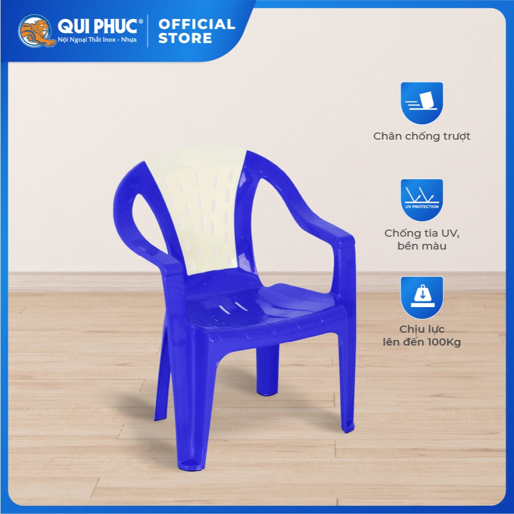 Ghế nhựa tựa lưng Eva QUI PHÚC, combo 4,6,10 ghế, chắc chắn, an toàn, chống trượt, ghế ngồi thoải mái, chịu lực 80kg
