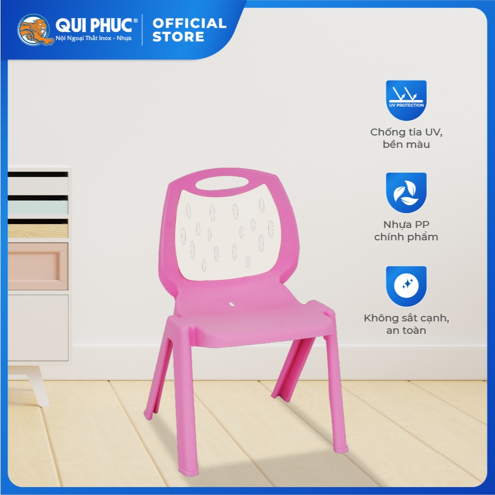 [HỎA TỐC] Ghế học sinh Baby Kan QUI PHÚC, phù hợp làm ghế ngồi học cho bé, thoải mái, chắc chắn