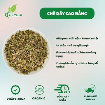 Chè Dây Cao Bằng Khô Nguyên Chất – Hái Thủ Công – Trà Dây Núi Rừng Bắc Bộ – Gói 1kg - Tiệm Trà Thơm