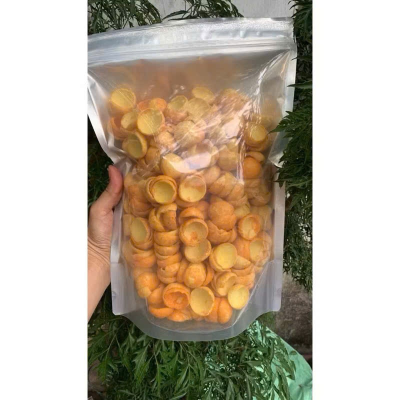 Bịch 500gr Snack Lá Sen, Bim Bim Khoai Lắc Phô Mai, BimBim Phô Mát, Đồ Ăn Vặt Mẹ Mun