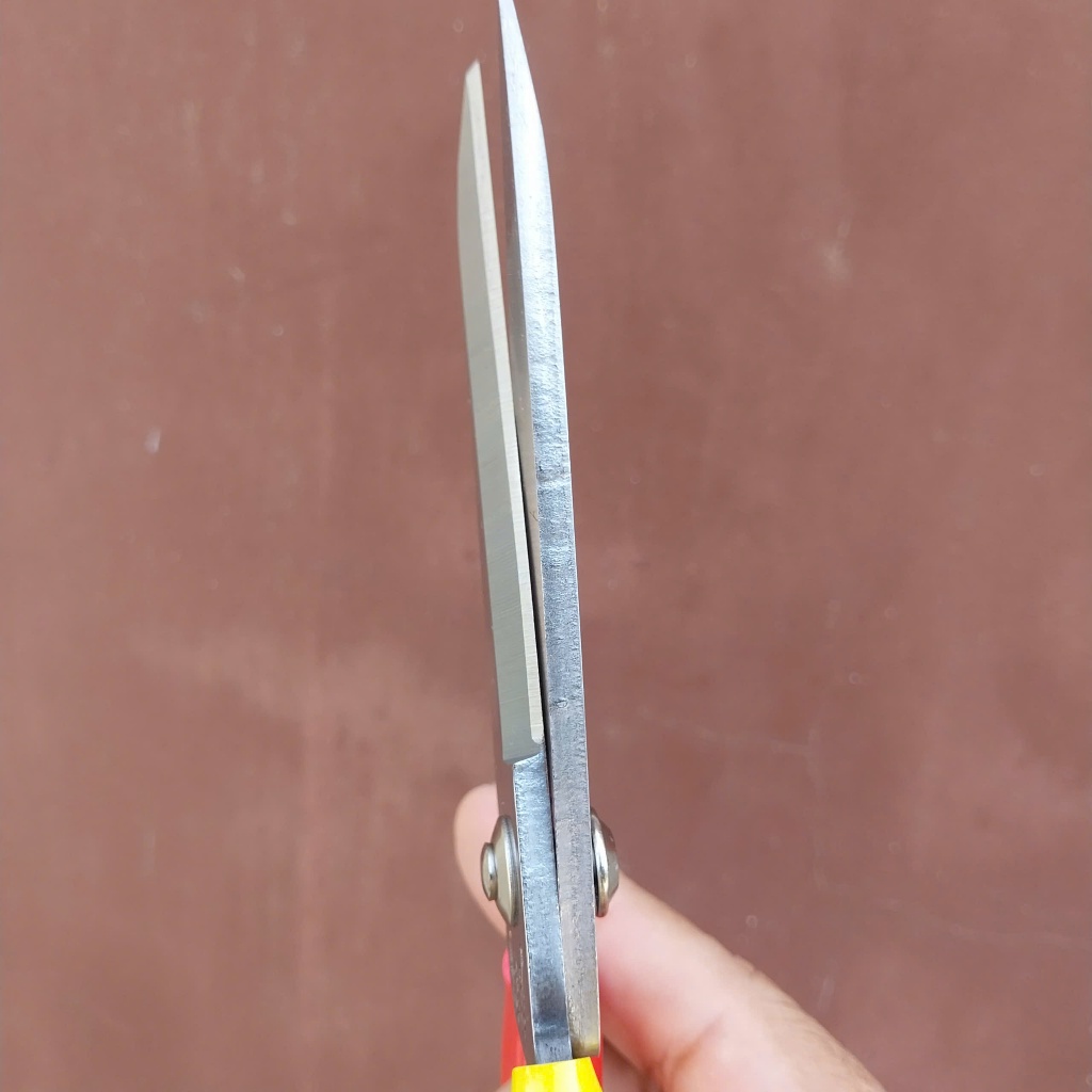 Kéo đa chức năng chuyên cắt gà cắt vải cắt tôn kèm bằng thép trắng không gỉ-Phiên bản 2025