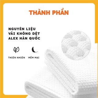 Túi 3 khăn tắm tiệt trùng Kawaii 50x100cm - Khăn tắm dùng 1 lần siêu thấm hút, mềm mại, mang đi du lịch biển