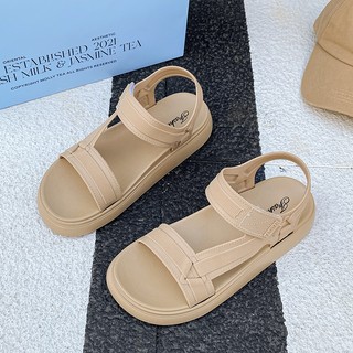 Sandal nữ quai ngang quai chéo sandal nâng đế 5cm, kiểu dáng trẻ trung, hiện đại