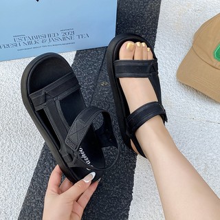 Sandal nữ quai ngang quai chéo sandal nâng đế 5cm, kiểu dáng trẻ trung, hiện đại