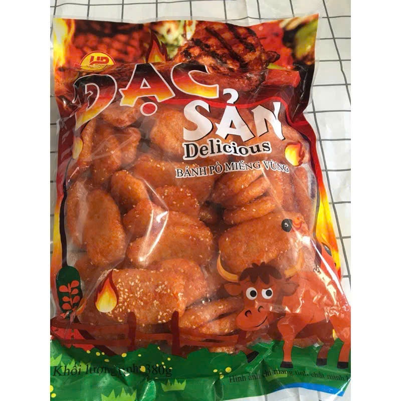 Túi 380Gr Bánh Pò Miếng Đặc Sản - Đồ Ăn Vặt Cổng Trường Snack Food