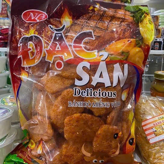 Túi 380Gr Bánh Pò Miếng Đặc Sản - Đồ Ăn Vặt Cổng Trường Snack Food
