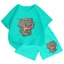 Set Quần Áo Bé Unisex – Sói Xám Chảy Nước Miếng Siêu Cute, Chất Thun Cotton Co Giãn Cực Mát (Mã 249)