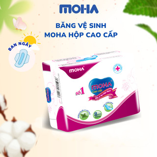 Băng vệ sinh có cánh MOHA cao cấp hộp 8 miếng