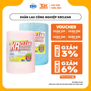 Cuộn khăn lau công nghiệp KRCLEAN - lau máy móc, vải lau công nghiệp, khăn lau phòng sạch
