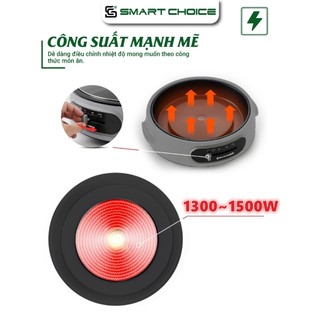Nồi lẩu nướng điện đa năng SmartChoice SCG LND002 2in1 4L, công suất 1500W, inox 304, tiện dụng