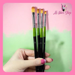 Cọ che khuyết điểm dẹt nhiều size che quầng thâm mắt, môi cao cấp, cọ vẽ tranh nội địa trung Huahong
