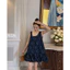 Đầm jeans kitty nơ lưng kim anh bùi