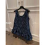 Đầm jeans kitty nơ lưng kim anh bùi