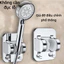 vòi sen tắm tăng áp –5 chế độ điều chỉnh Tiết kiệm nước, xoay 360°, nút bật tắt tiện lợi, nhựa ABS bền đẹp
