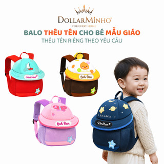 ( Thêu tên ) Balo Nấm Cho Bé Mẫu Giáo, Thiết Kế Độc Đáo, Quai Đeo Êm Ái, Có Phản Quang