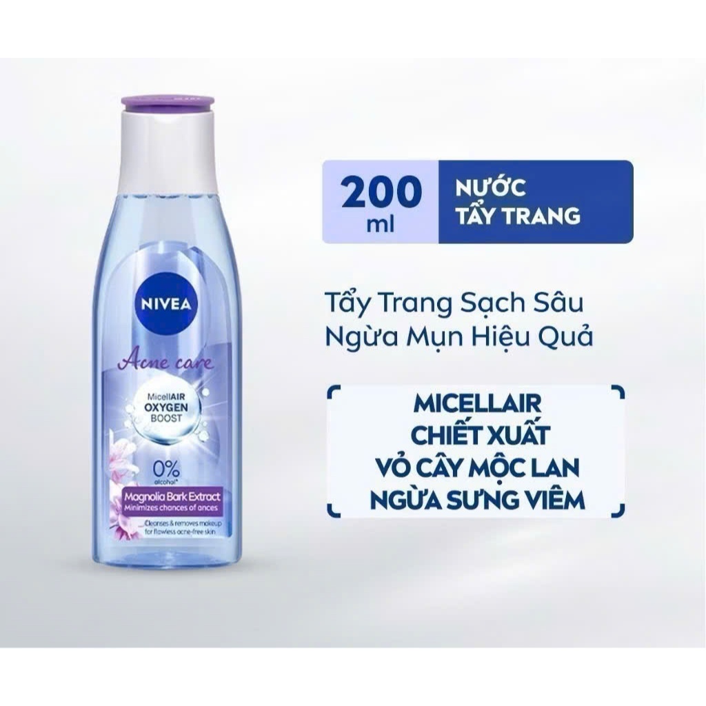 Nước Tẩy Trang NIVEA Dịu Nhẹ Chai 200ml