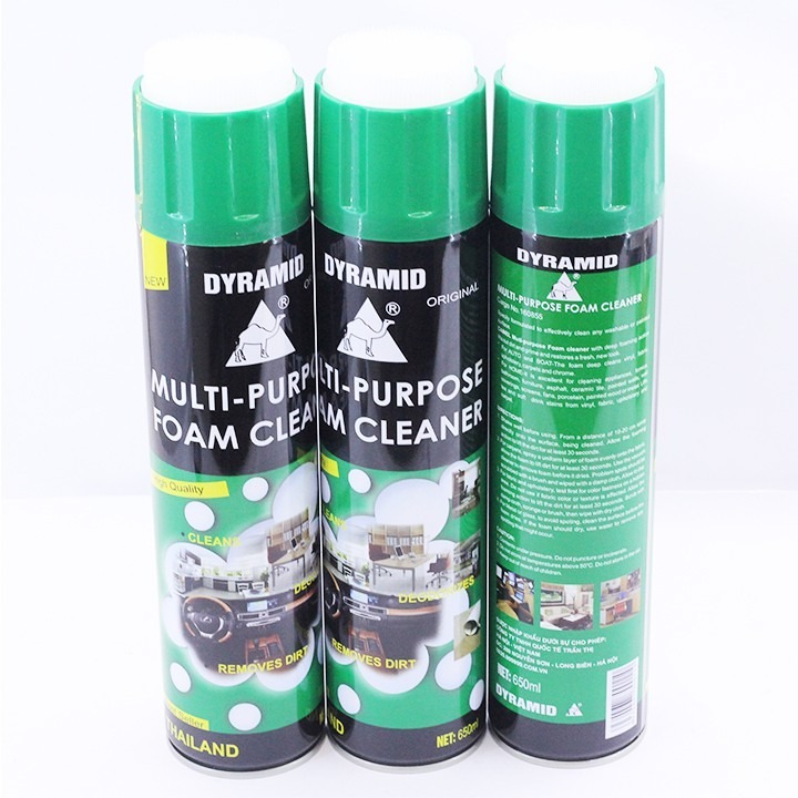 Chai xịt bọt vệ sinh ghế xe Ô Tô, Bình Xịt tẩy vệ sinh nội thất Foam Cleaner