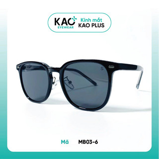 Kính râm thời trang chống nắng nam nữ bảo vệ mắt KAO PLUS MB03-6