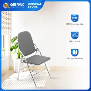 Ghế văn phòng Felix QUI PHÚC, gấp gọn tiện lợi, nệm ngồi tựa lưng thoải mái, khung inox bền chắc