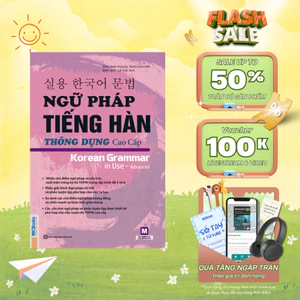 Sách Ngữ pháp tiếng Hàn thông dụng (cao cấp) Korean Grammar in use Advanced - Mcbooks Chính Hãng