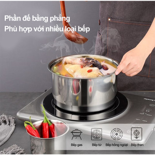 Hộp đựng gia vị inox,thố inox đựng thực phẩm cao cấp kèm nắp
