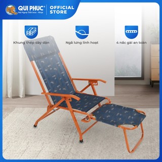 Ghế xếp gấp gọn Felix QUI PHÚC, lưới vải bền chắc, thoáng khí, tiện lợi, an toàn, chắc chắn, có gác chân