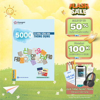 Sách - 5000 Từ Vựng Tiếng Hàn Thông Dụng - MCBooks Chính Hãng