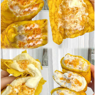 Bánh Trứng Cuộn Sốt Kem Chà Bông - Thơm Ngon Béo Ngậy - CÔ THƯ MARKET