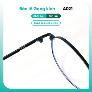 Mắt kính gọng kim loại tròn nhẹ KAO PLUS thời trang nữ chất lượng cao nhiều màu A021