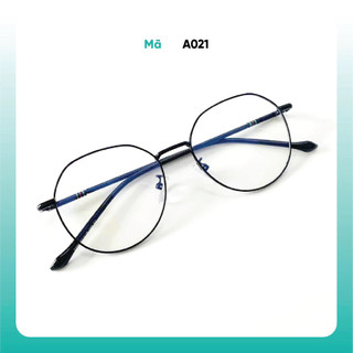 Mắt kính gọng kim loại tròn nhẹ KAO PLUS thời trang nữ chất lượng cao nhiều màu A021