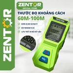 Máy đo khoảng cách Laser 100M Zentor chính hãng độ chính xác cao tính diện tích thể tích nhiều đơn vị đo tiện lợi — ảnh 1