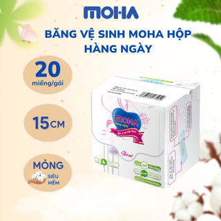 Băng Vệ Sinh MOHA Hàng Ngày 15cm 20 Miếng/Gói