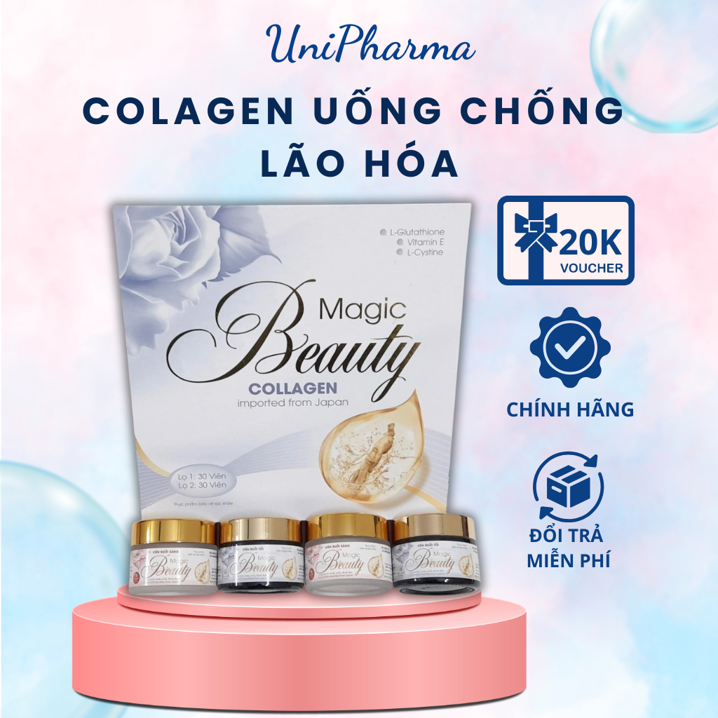 Collagen uống MAGIC BEAUTY, viên uống collagen giúp bổ sung dưỡng chất ...