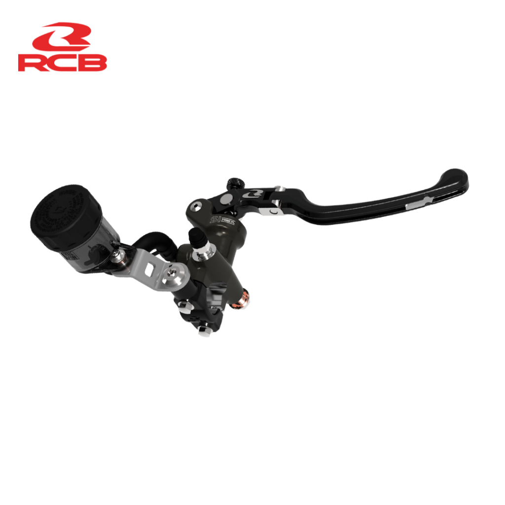 Tay Dầu RCB S1-FL Master Brake Pump 14mm/15mm/17mm Trái/Phải – Nhôm CNC Màu Đen/Bạc/Titan/Anodized