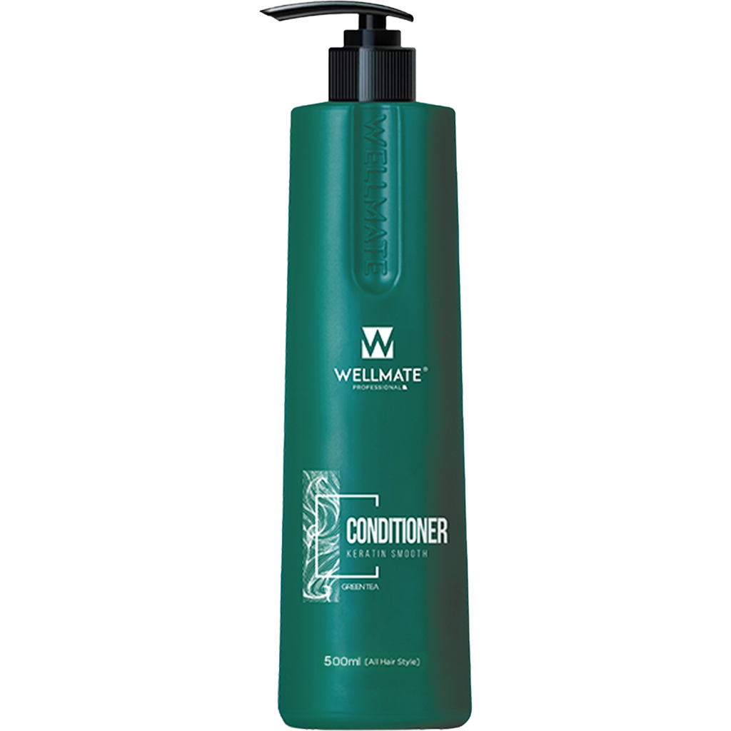 Combo dầu gội dầu xả Keratin Wellmate làm sạch sâu phù hợp cho mọi loại tóc dung tích 500ml