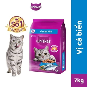 Thức ăn mèo Whiskas vị cá biển 7kg